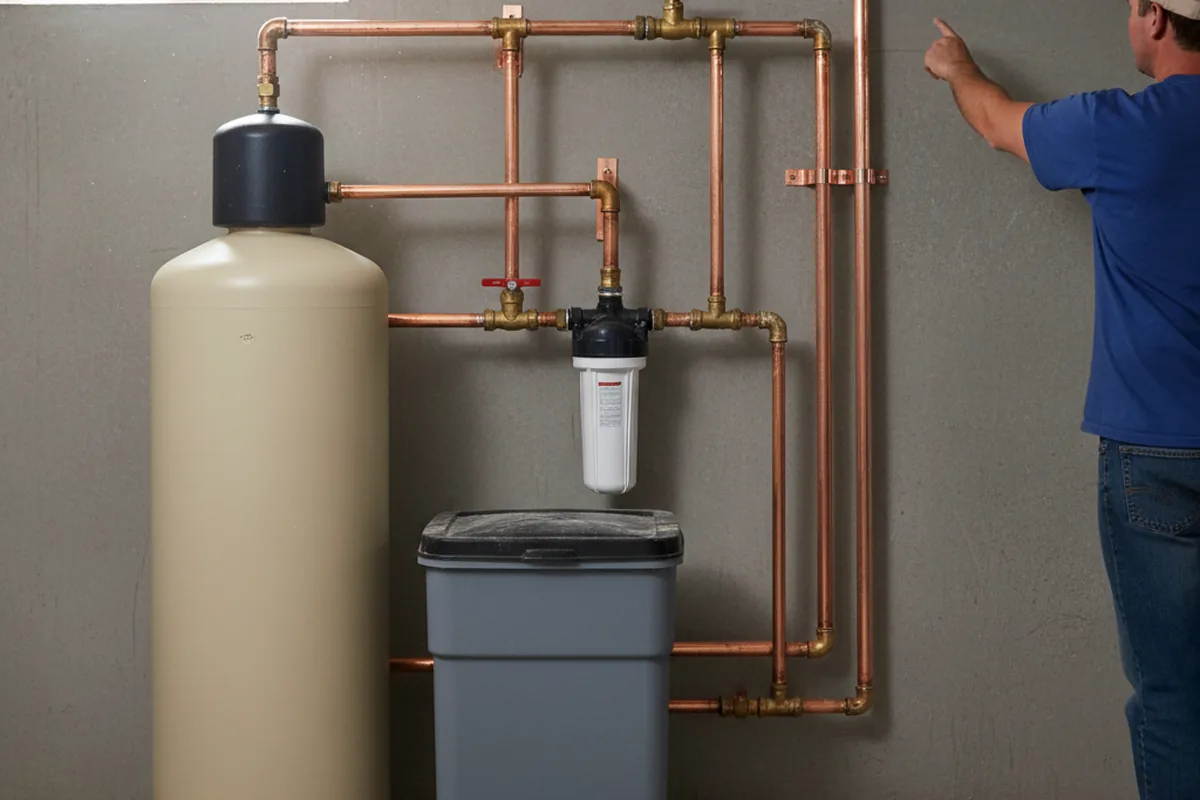 Whole-house water treatment system installed in Middlebury